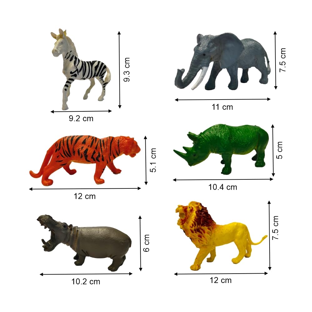 アンリ人形　ANRI 15㎝. 【Talking to the Animals】 Buy Annam Wild Animals (6 Pcs) OFigurines Realistic Lifelike